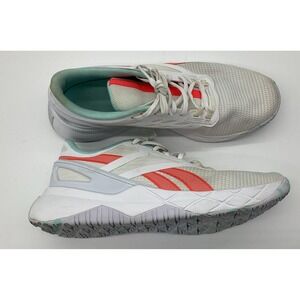 Women's Reebok Nanoflex TR White Twisted Coral Size 8 1/2